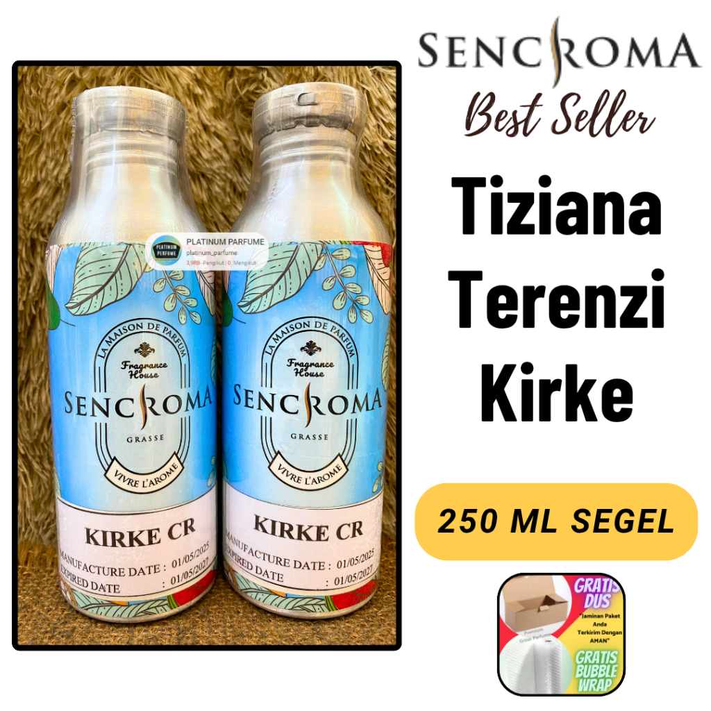 Bibit Parfum KIRKE ( Tiziana Terenzi Kirke ) 250 ML SEGEL Alumunium SENCROMA Fragrance - Parfum Murn