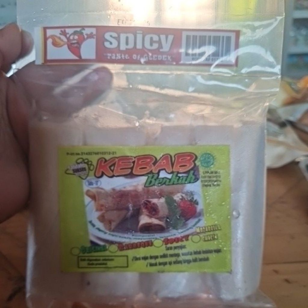 

KEBAB BERKAH SPICY ISI 4