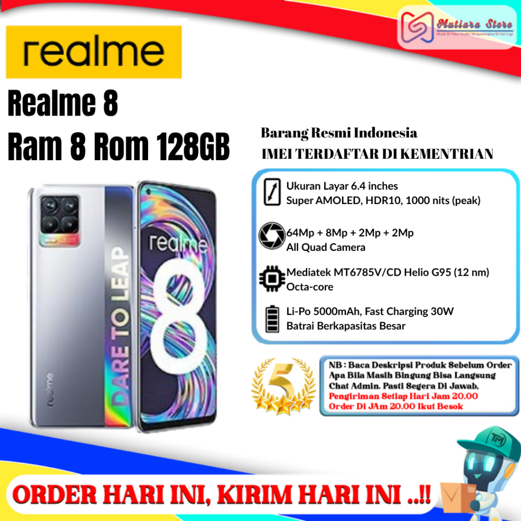 Realme 8 Ram 8 Rom 128GB