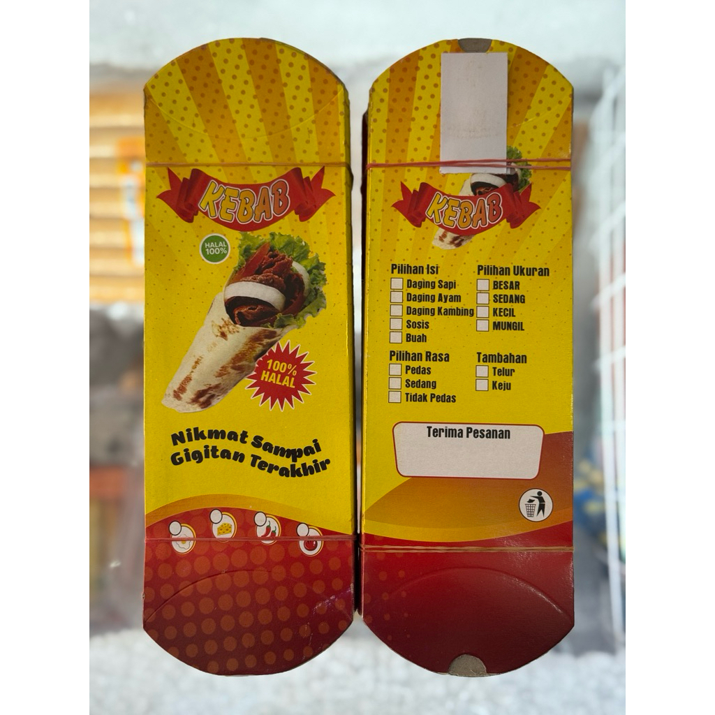 

Bungkus Kebab Premium Jumbo / Kertas Kebab Besar isi 50pcs