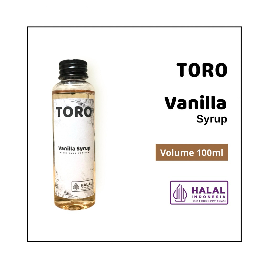 

Vanilla Syrup | Sirup Rasa Vanilla 100ml