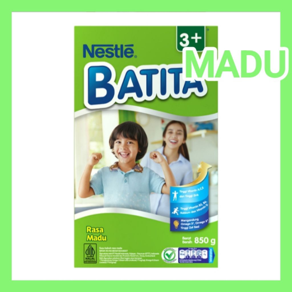 

BATITA 3+ Susu Bubuk Pertumbuhan Anak Madu 850 g