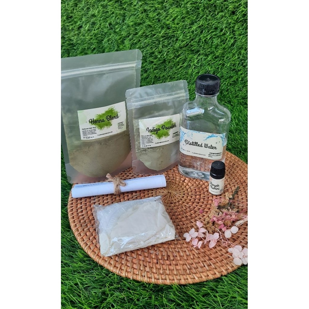 Niay Asli Henna Turki Murni Pure Bisa Juga Dengan Indigo Powder, Cat Rambut  Natural, Halal,  Lawson