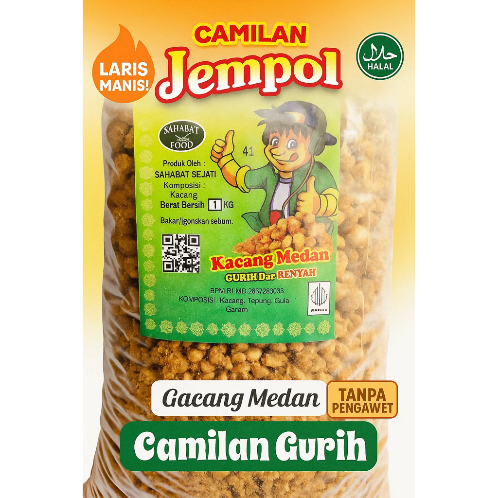 

Kacang Medan Jempol 500 hr