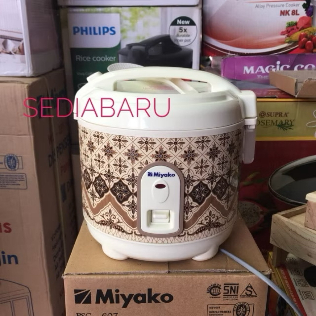 Miyako - Magic Com Mini - Magic Com Kecil 0,6 Liter Miyako PSG 607 - MCM 609