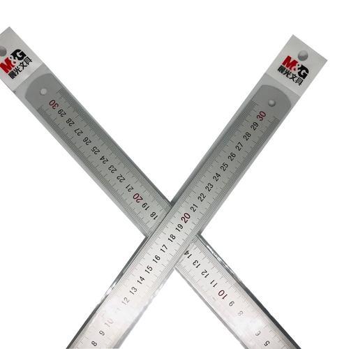 

M&G 30CM Stainless Steel Ruler / penggaris stainless panjang 30cm ARL96120