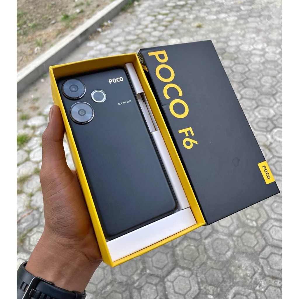 Poco F6 5G Ram 12/512 mulus hp dan dosbuk