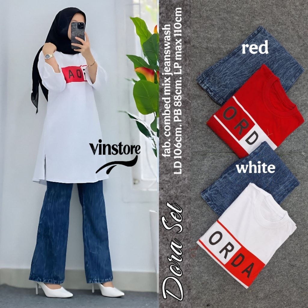 Dora Set Vinstore Realpict 2 Warna
