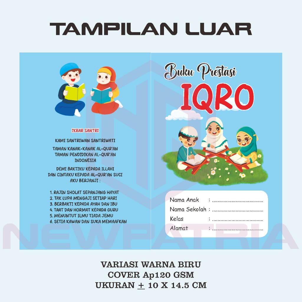 

BUKU PRESTASI IQRO, TKA, TPA, RA, PAUD