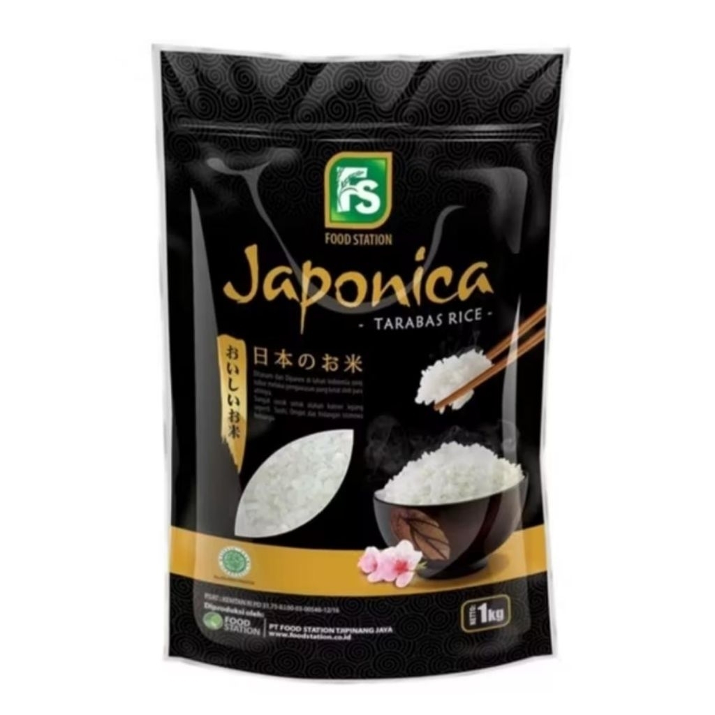 

FS Food Station Beras Jepang Japonica Tarabas Rice 1kg
