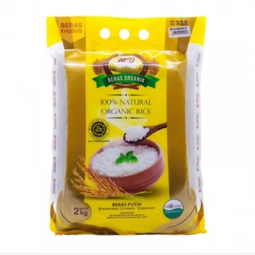 

MD White Beras Pandan Wangi Organik Premium Rice 2kg