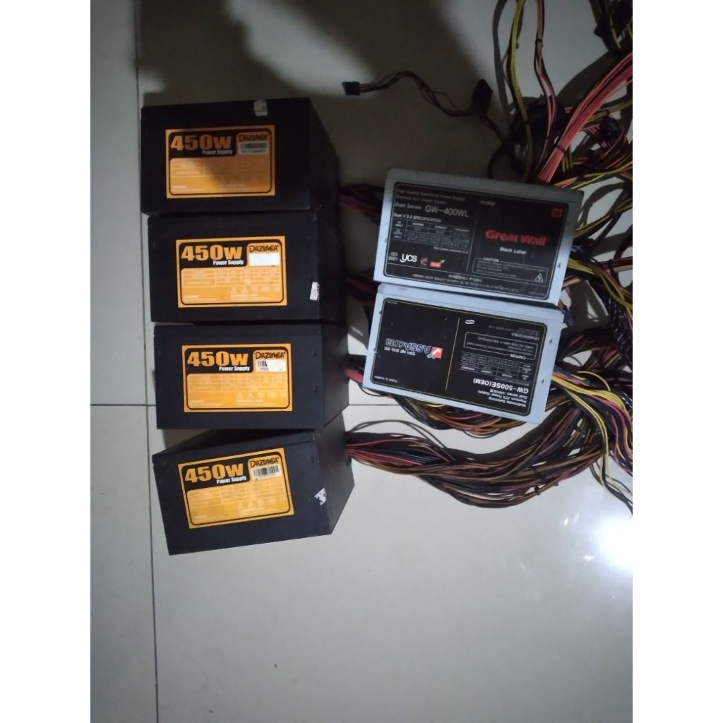 psu pure dazumba 450w kabel panjang