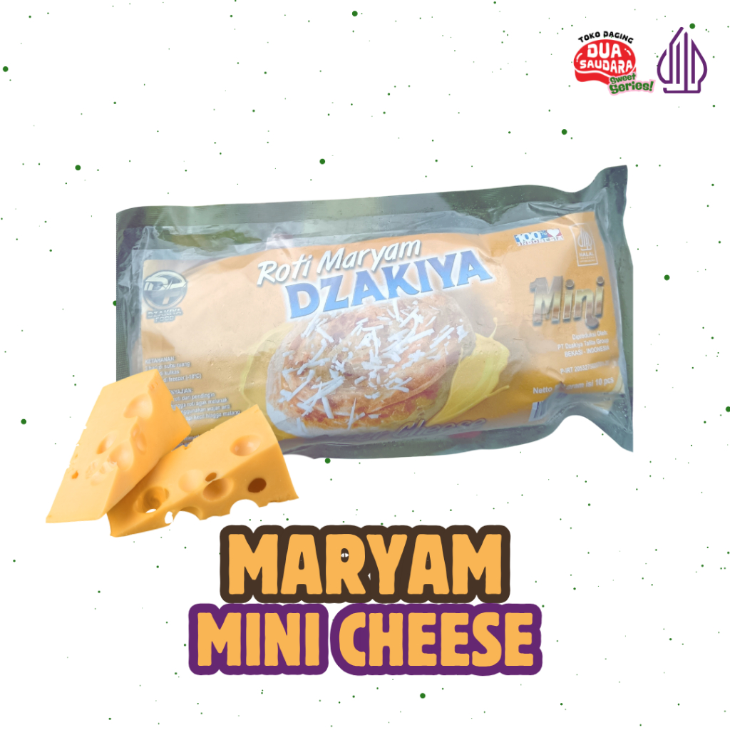 

Roti Maryam Mini Dzakiya Rasa Keju isi 5 pcs