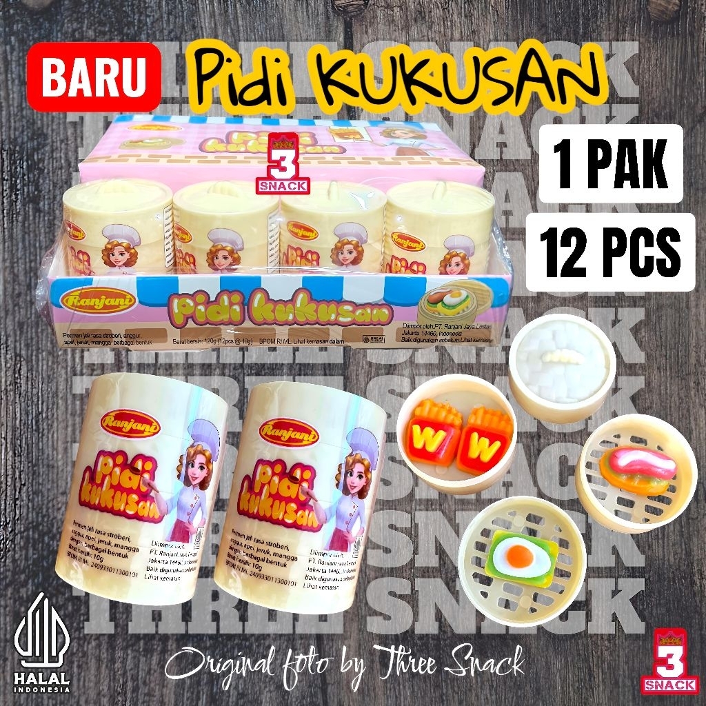 

TERLARIS 1 BOX PERMEN PIDI KUKUSAN ISI 12 PCS
