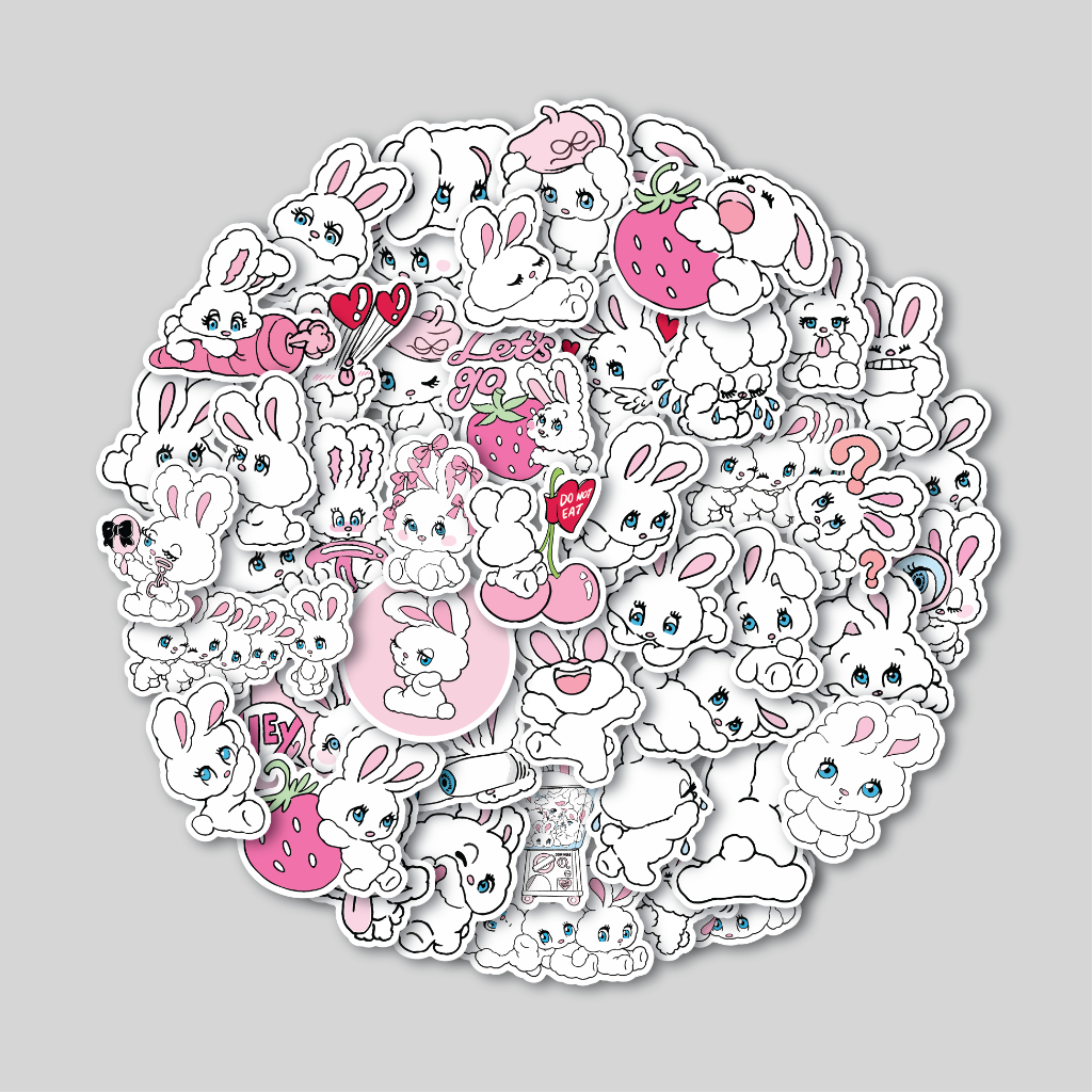 

STICKER PACK FOXY BUNNY | STICKER TUMBLR | STIKER LAPTOP KOPER HELM