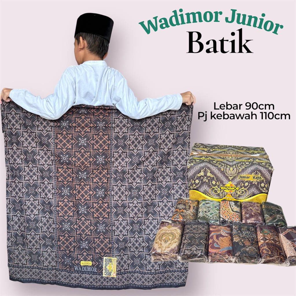 WADIMOR sarung tenun anak kecil  kids junior motif batik