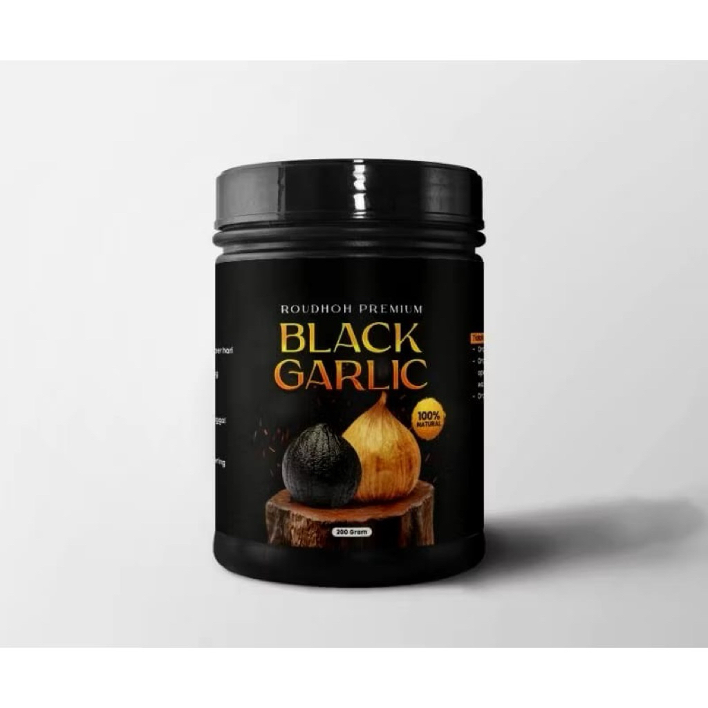 

black garlic atau bawang tunggal fermentasi atau bawang untuk pengobatan