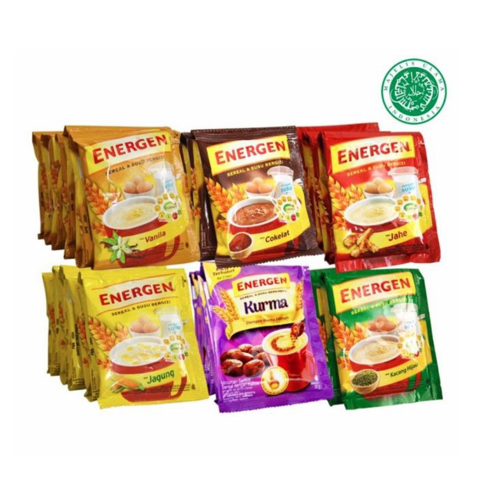 

Energen Susu Sereal Aneka Rasa 10 Sachet @35gr