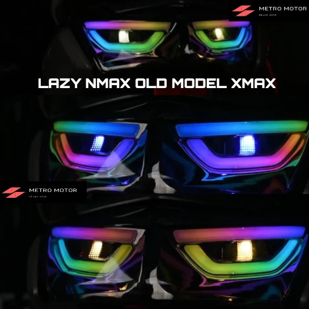 Lampu Stop Lazy RGB App Nmax Old Stoplamp X-Case