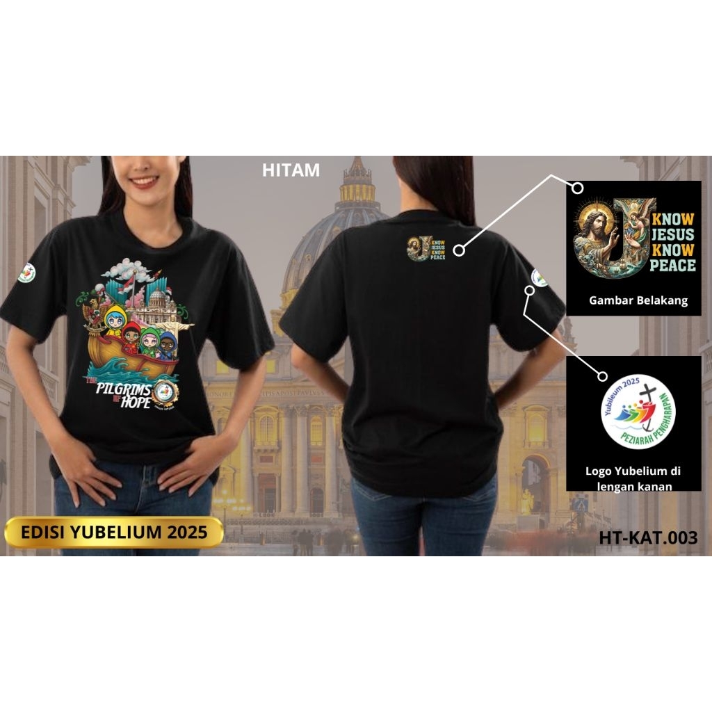 BAJU KATOLIK YUBELIUM 2025-LUCE-PEZIARAH PENGHARAPAN-VATICAN