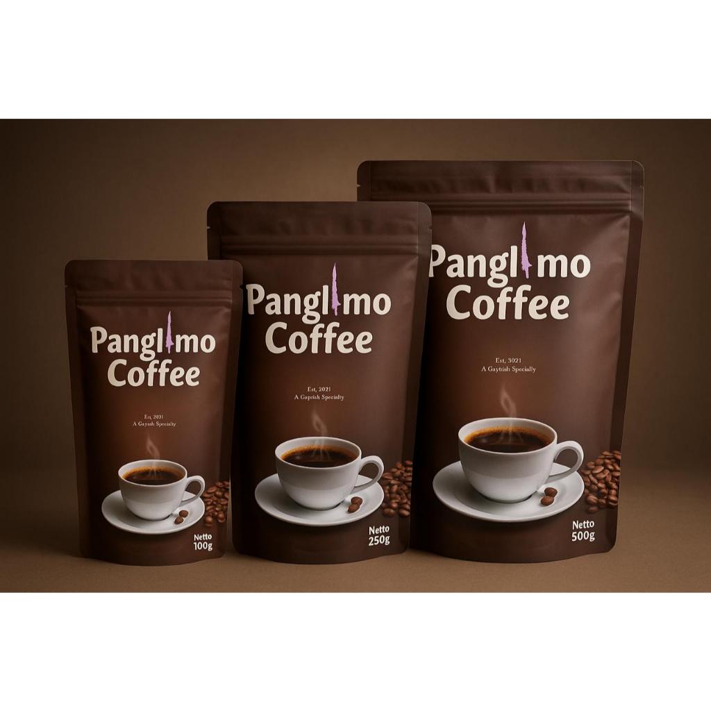

Kopi Panglimo - Robusta Petik Merah Tamiai – 100g / 250g / 500g – Kopi Lokal Kerinci HALAL PIRT