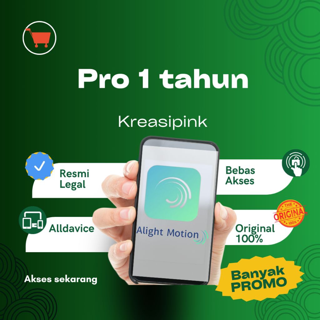 alight motion premium/ pro 1 tahun