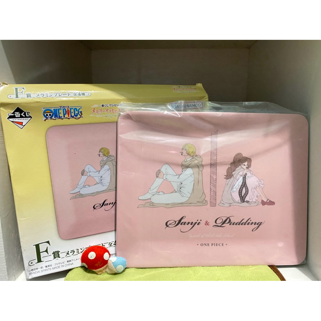 Ichiban Kuji One Piece Memory of Heroines Piring Bandai Melamin Sanji Pudding