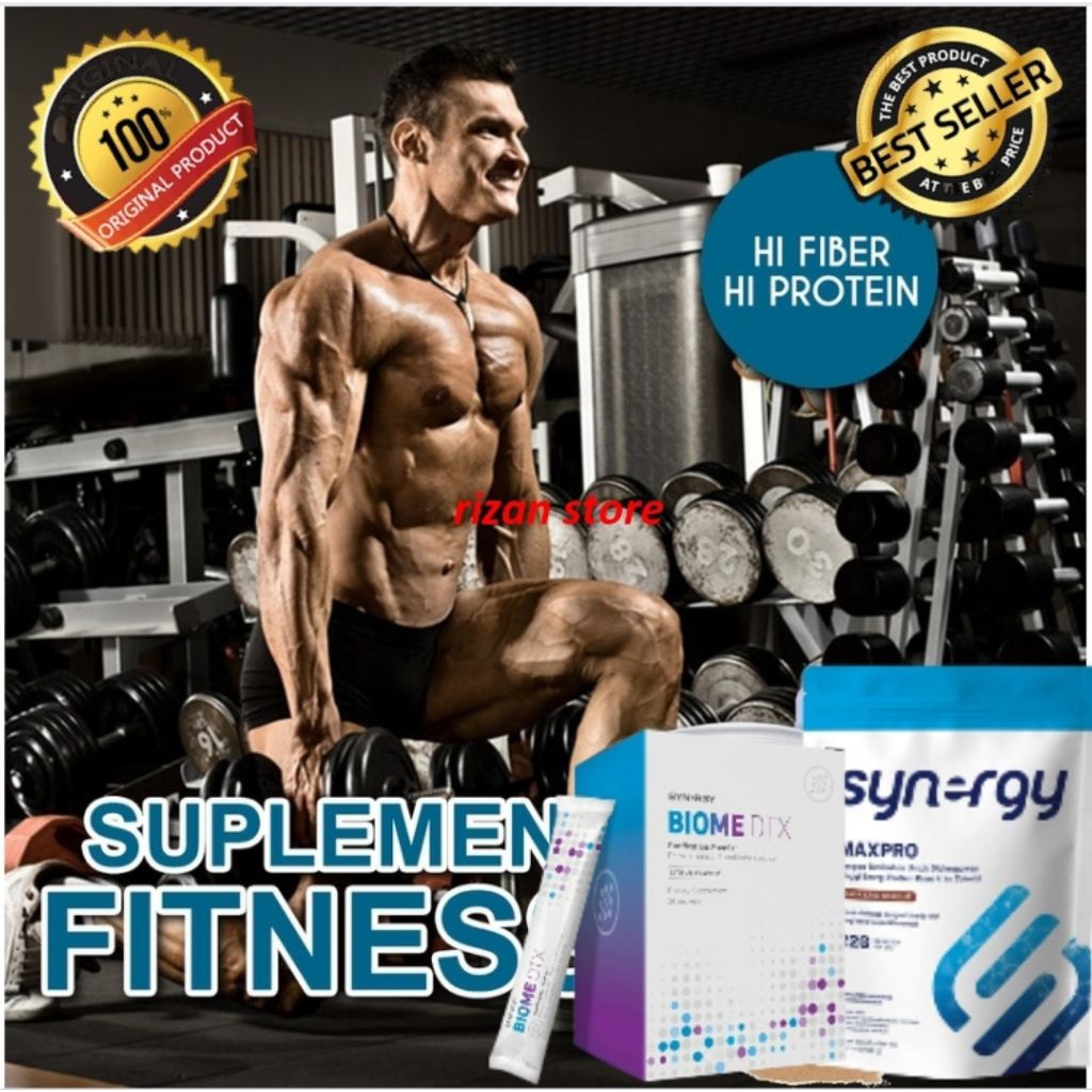 xυTERPERCAYA⓵ Suplemen Fitnes ORIGINAL Maximum Protein - Biomedtx Pembakar Lemak - PAKET SUPLEMEN FI