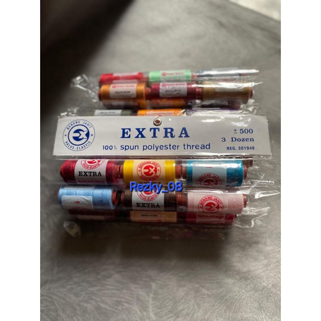Benang jahit extra 500 yards harga satuan