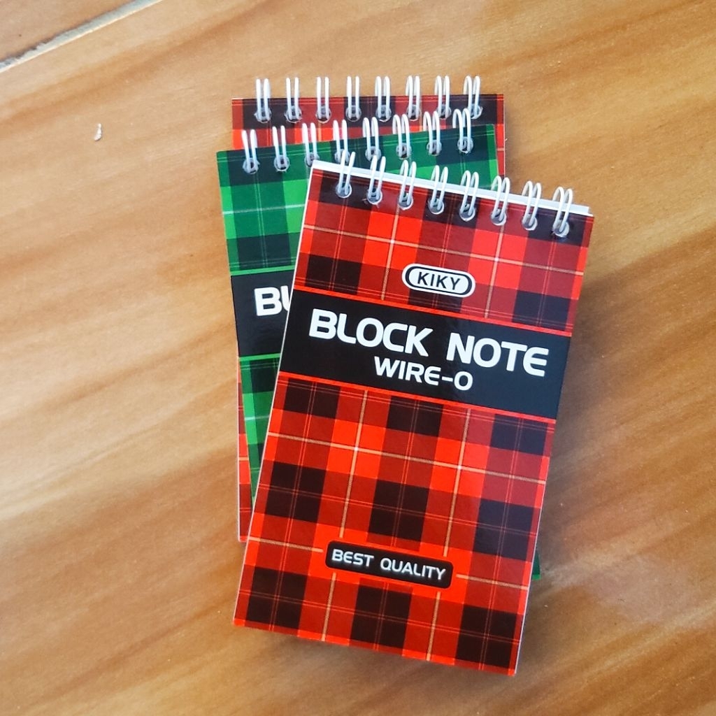 

KIKY Block note spiral A7 / Binder note