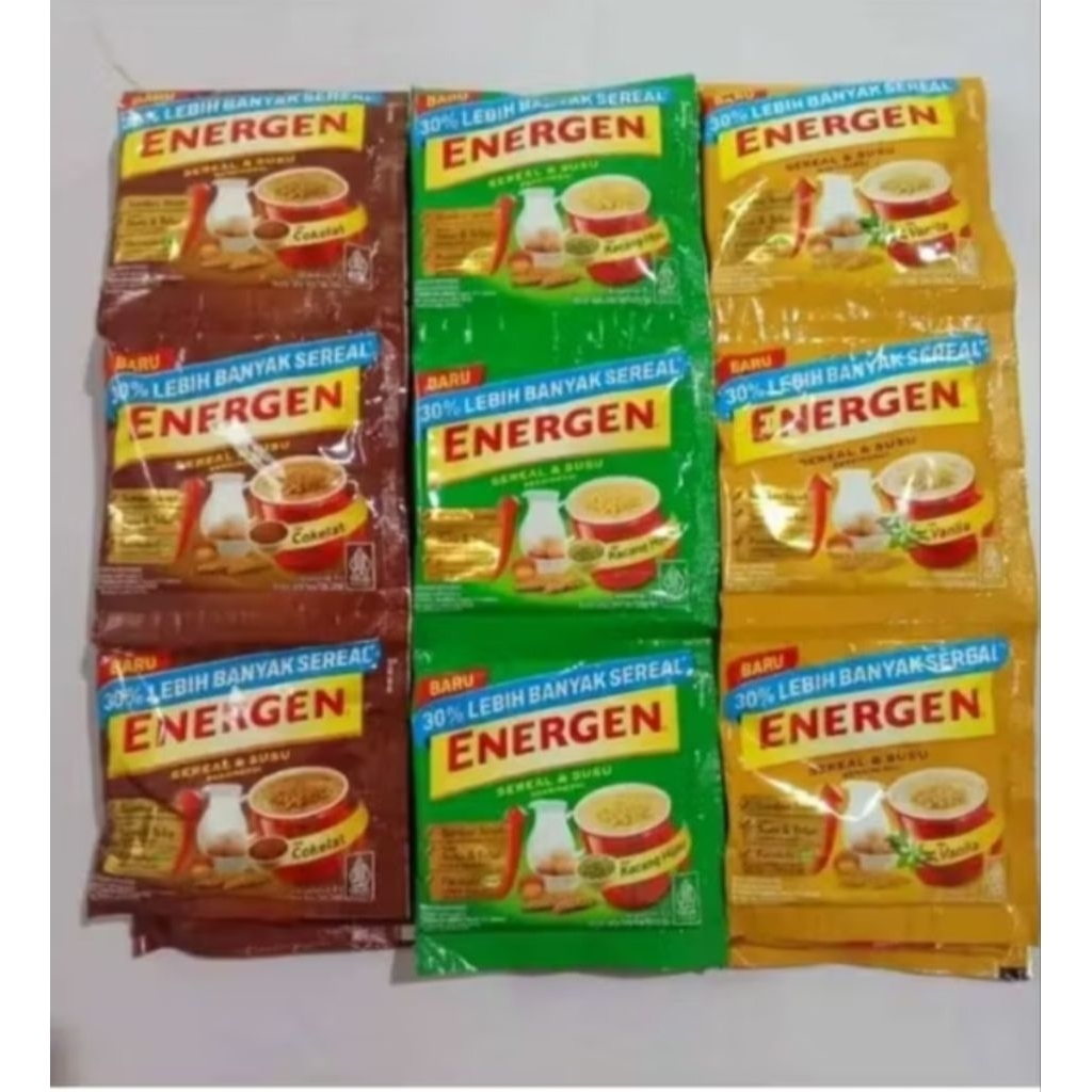 

Susu sereal energen @1 renteng varian rasa 35 gram