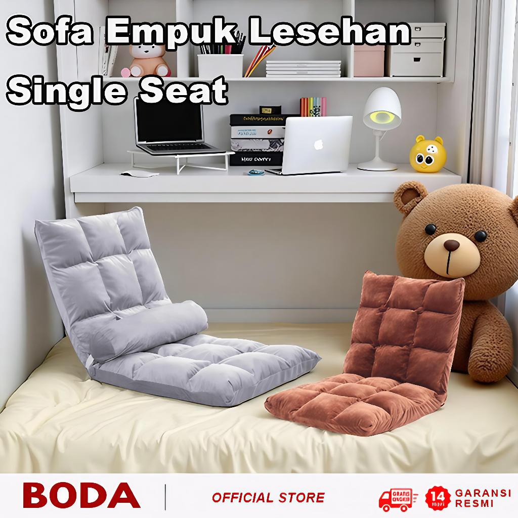 BODA Kursi Lipat Lesehan Sofa Lipat Oscar Single Seat Kursi Tatami Sandaran Minimalis Empuk