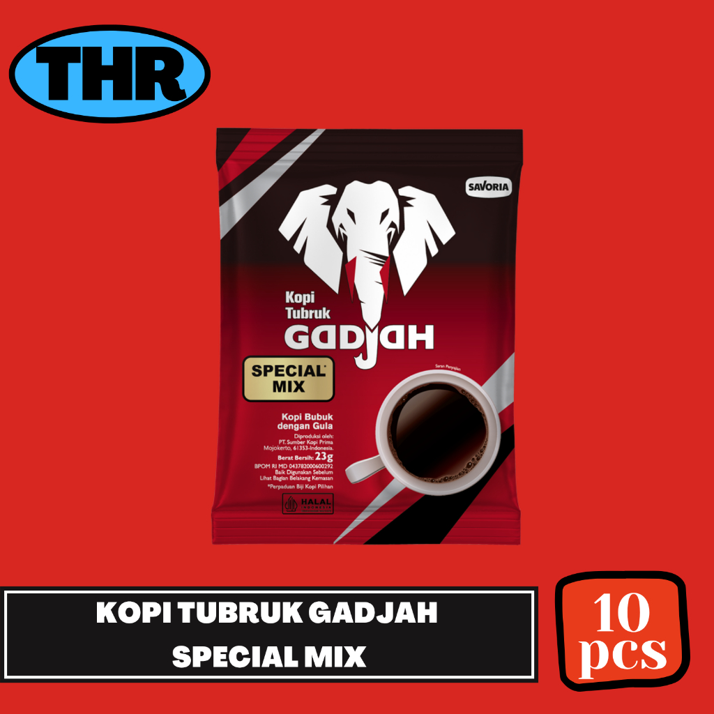 

Kopi Tubruk Gadjah Special Mix 1 Renceng isi 10pcs