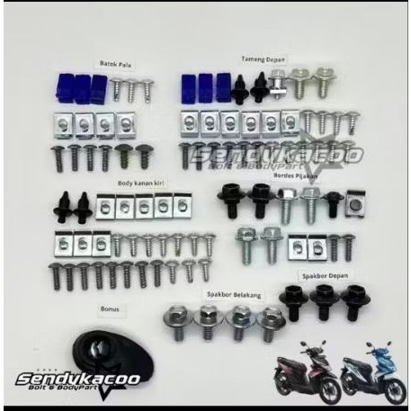 baut motor Beat ESP//baut full set Honda beat esp