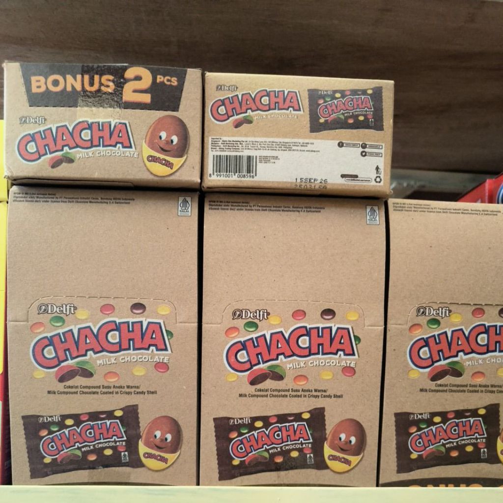 

cha Cha coklat bonus 2pcs