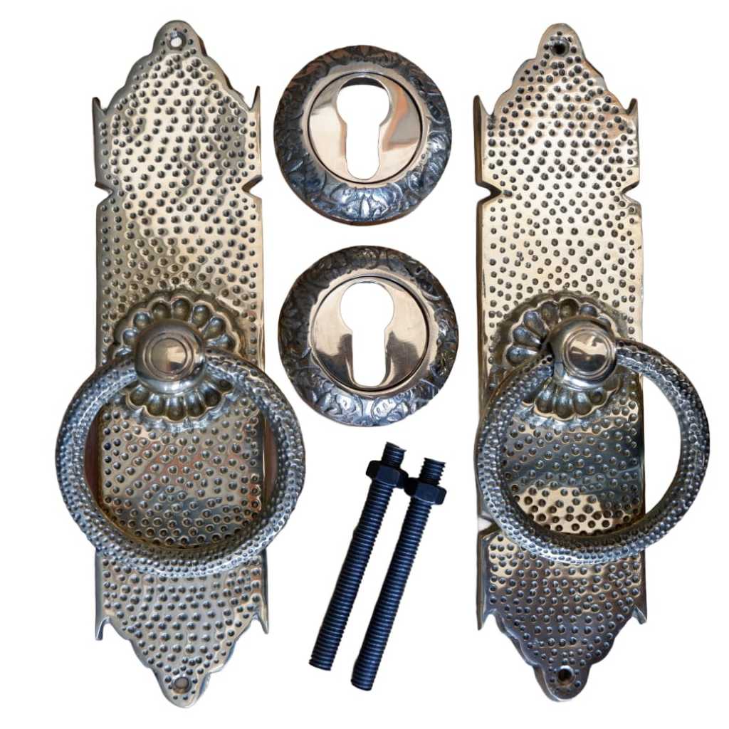 Tarikan Pintu Gebyok Kuningan Antik Handle Pintu Kupu Tarung