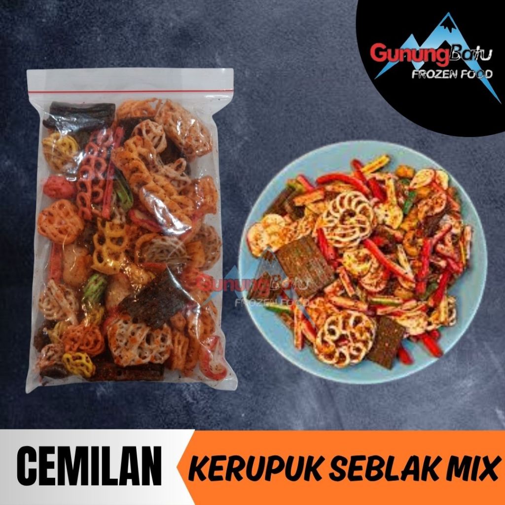 

CEMILAN KERUPUK SEBLAK PEDAS MIX