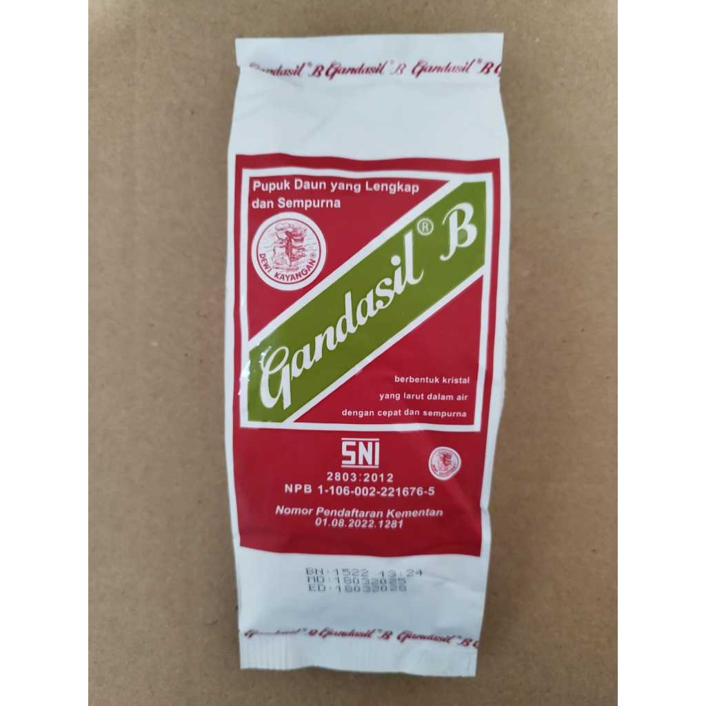 

GANDASIL B 500Gram pupuk daun yang lengkap dan sempurna