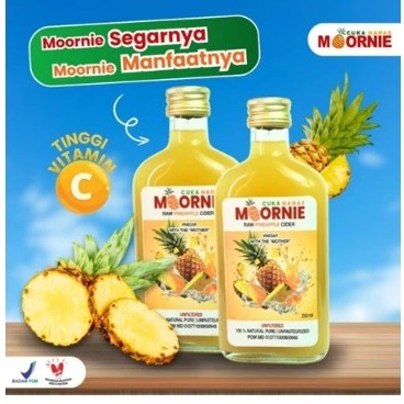 

Cuka nanas moornie with mother 250ml original mengontrol gula darah menurunkan berat badan lancar BAB