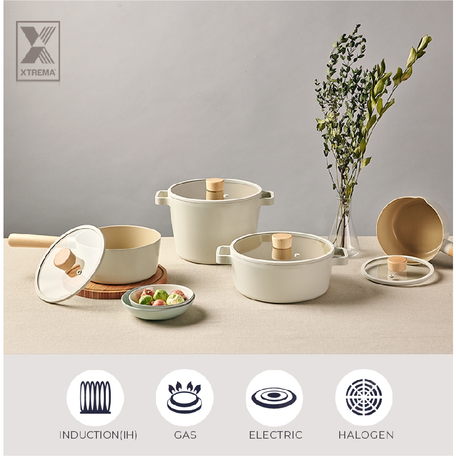 Neoflam Fika Wajan Panci Penggorengan Anti Lengket