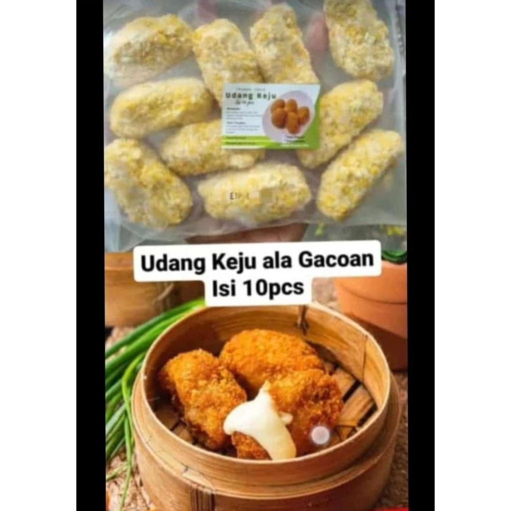 

udang keju isi 10 mini / jumbo dan udang rambutan isi 10 halal murah bandung