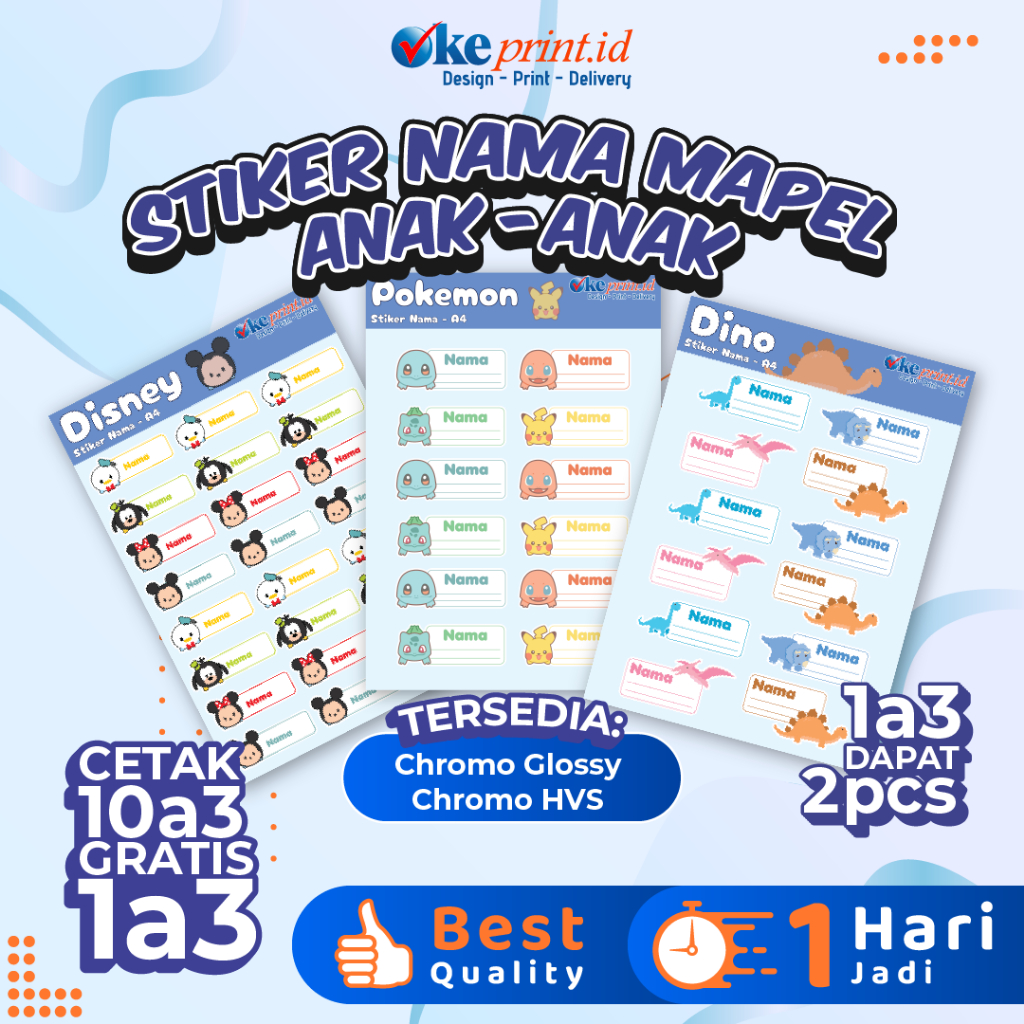 

Stike Label Anak Sekolah | Stiker Label Custom Nama | Stiker Nama Lucu CODE A (Tanpa Po)