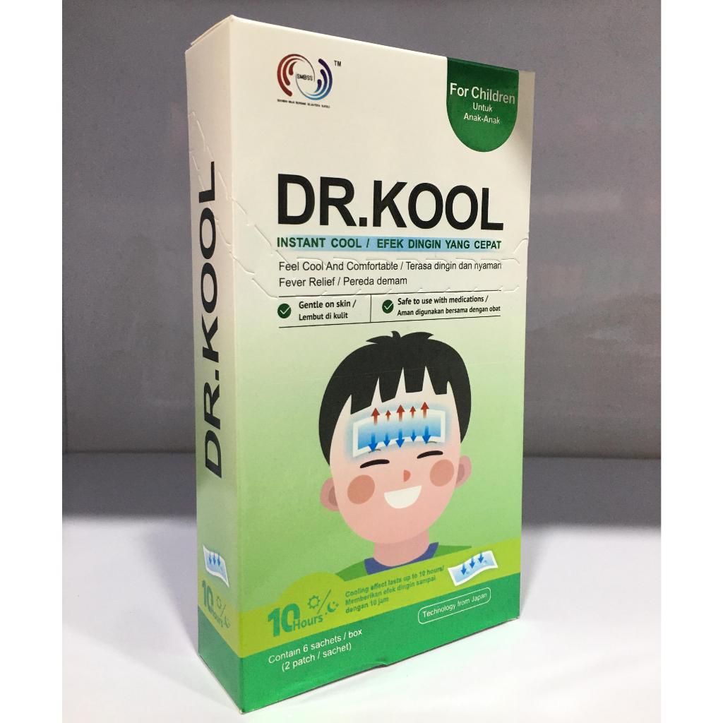 DR.KOOL Fever 1 BOX VARIAN KID - Plester Kompres Demam Anak Penurun Panas