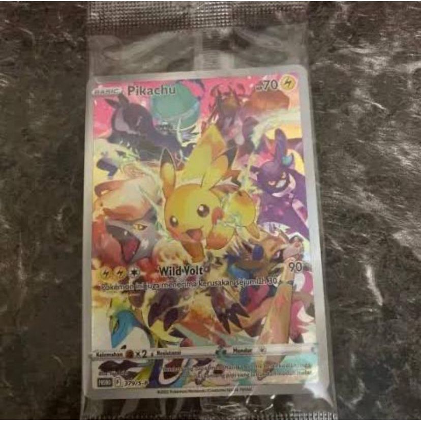 Kartu Pokemon TCG ID Indonesia Pikachu Promo VStar Semesta