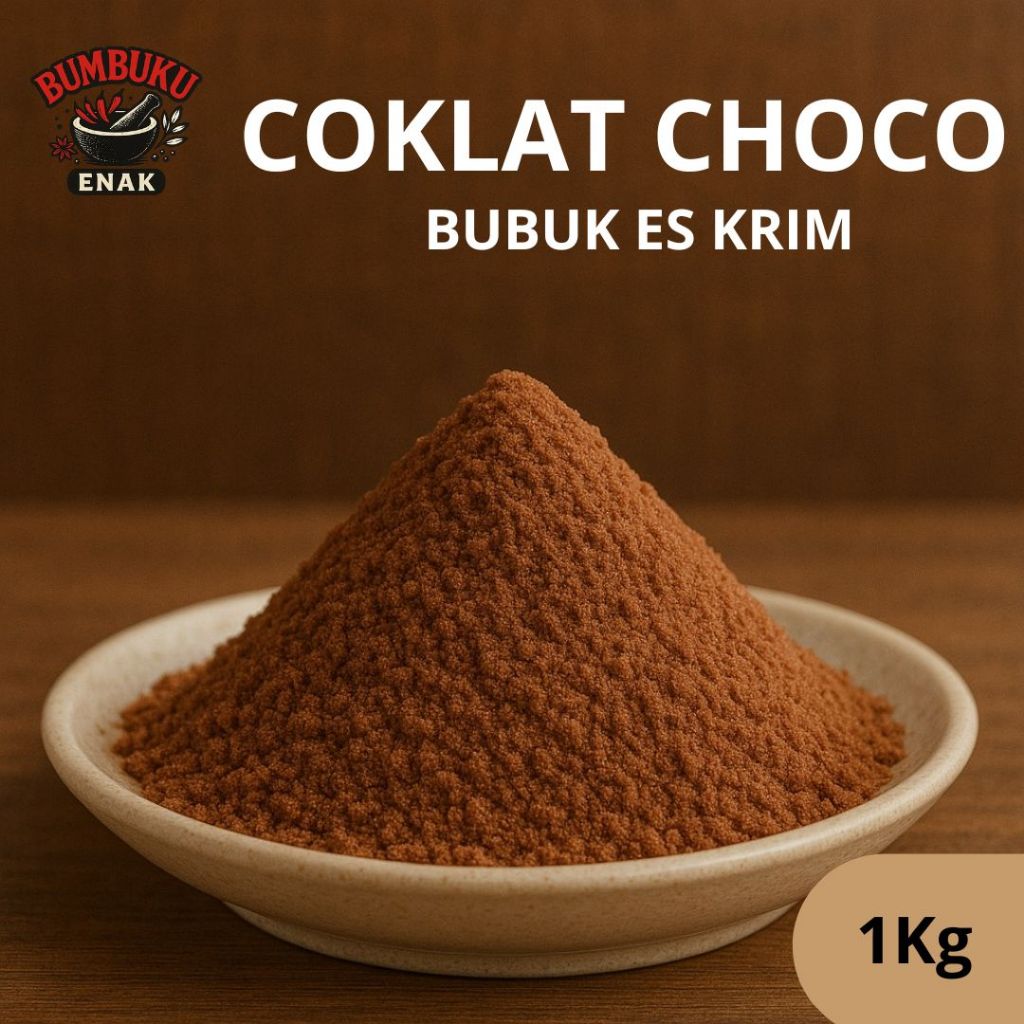 

Bumbu Tabur Coklat Choco 1kg – Bubuk Es Krim Rasa Manis Premium, Topping Lezat untuk Minuman & Dessert