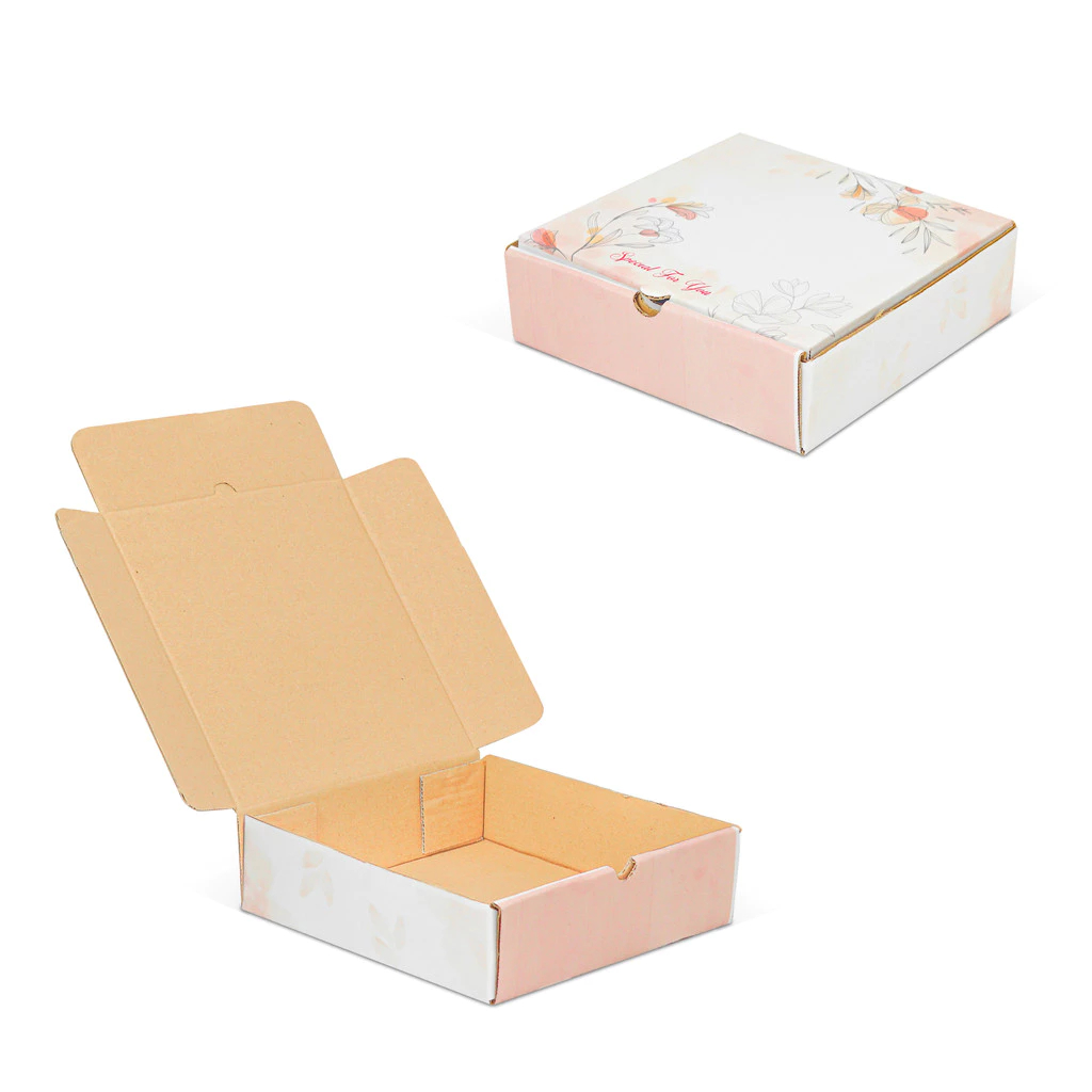 

5 Pcs Box Die Cut Kemasan Hampers Kado 24x24x7cm Motif Special Bakung