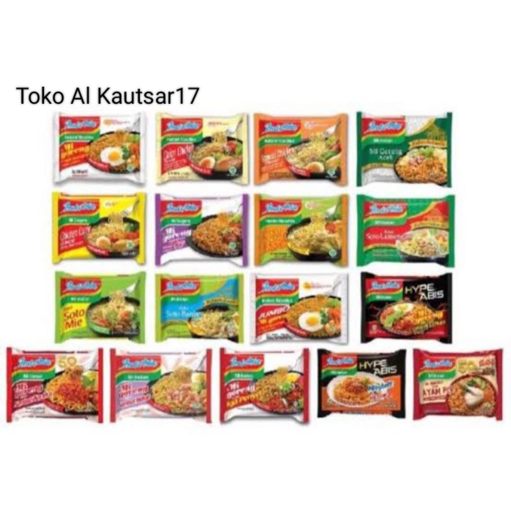 

Indomie kuah dan goreng