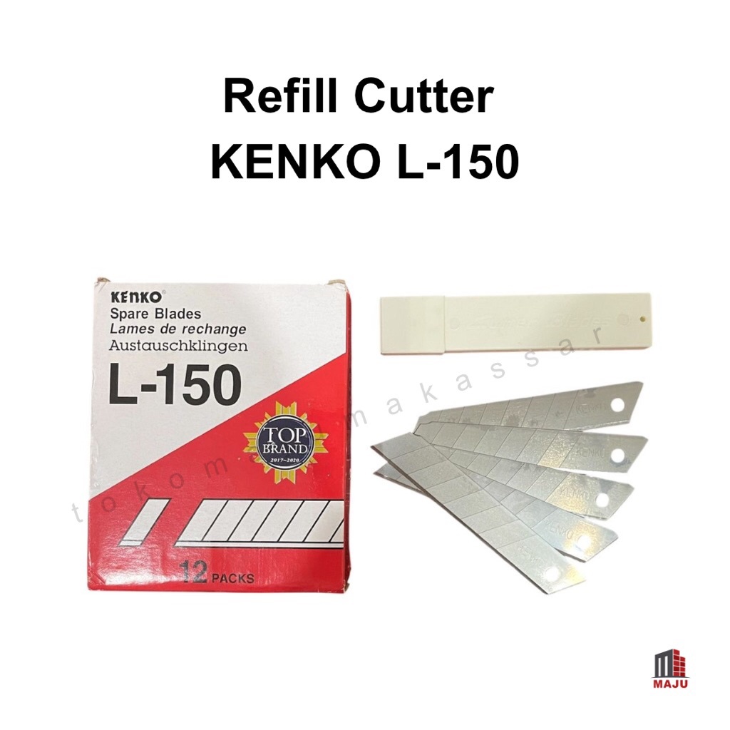 

[5 pcs] Isi Refill Cutter Kenko L 150 Mata Pisau Cutter Besar