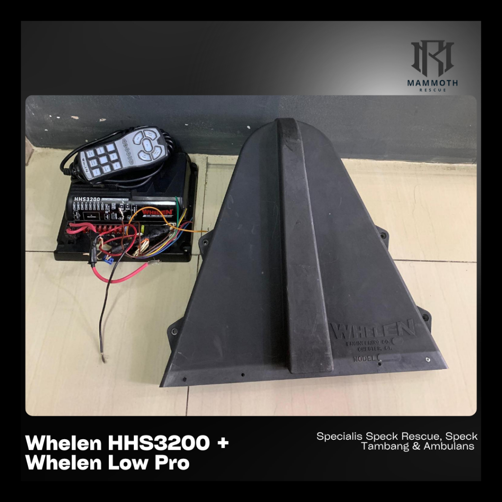 Whelen HHS3200 + Whelen Low Pro