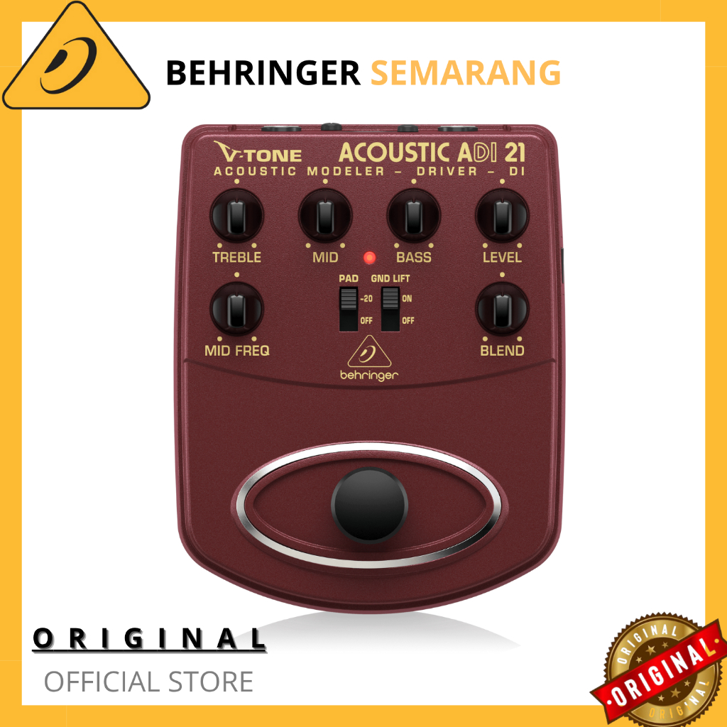 Behringer ADI21 / Efek Gitar Akustik, Efek Pedal Stompbox